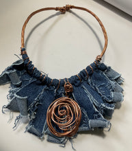 Load image into Gallery viewer, Denim Necklace