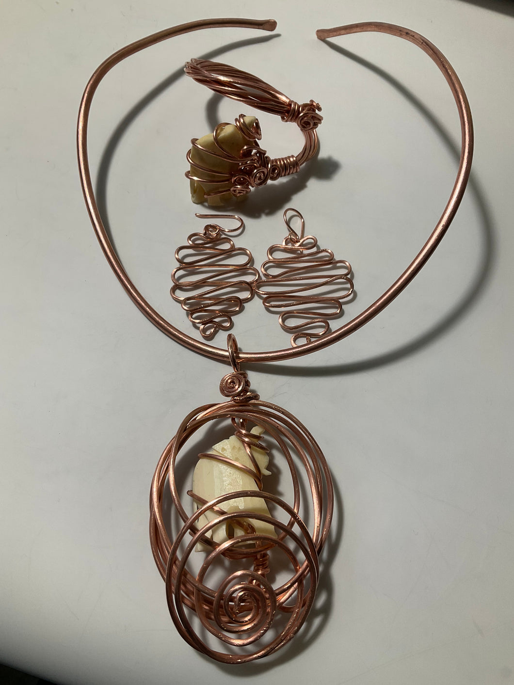 Elephant in Copper Wire.